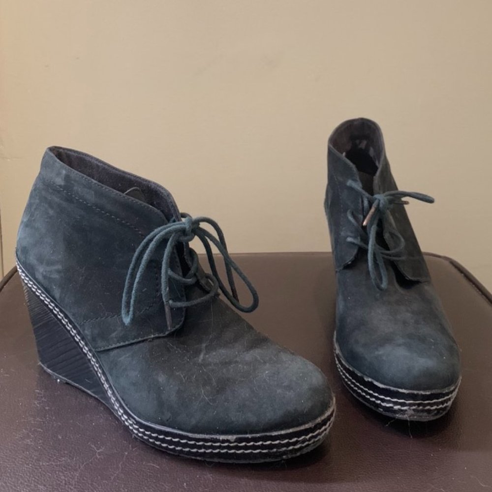 Dr. Scholl's Black Wedge Booties